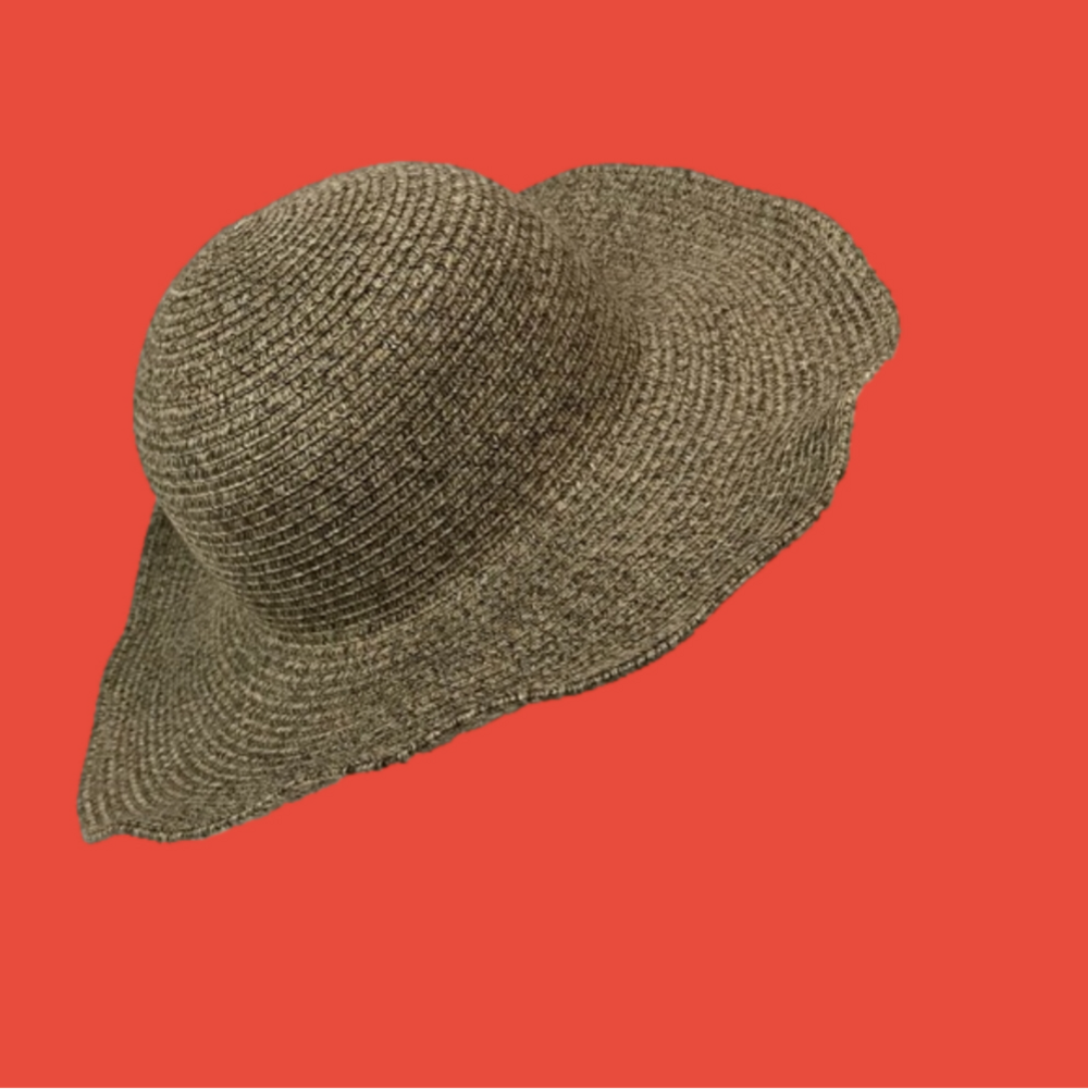 Jones New York 100% paper hat brown